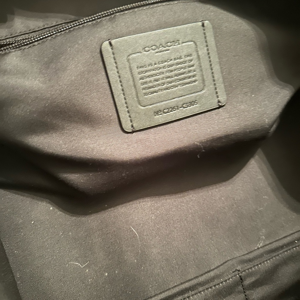 Coach black monogram duffel bag - Picture 2 of 6
